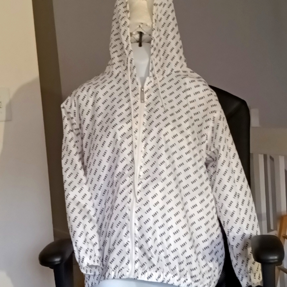 Love Hooded+( Lightweight lined ) jacket  sz 1X $4 - Picture 3 of 11